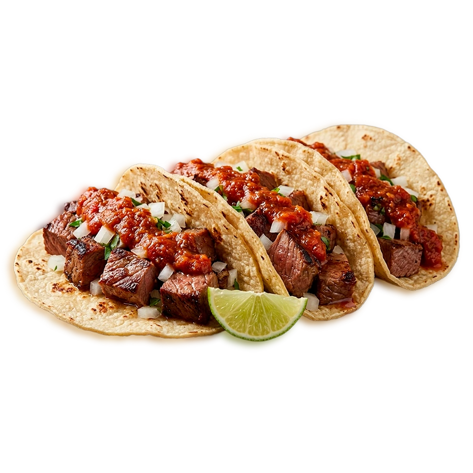 Orden de 3 Tacos Tradicionales Grandes